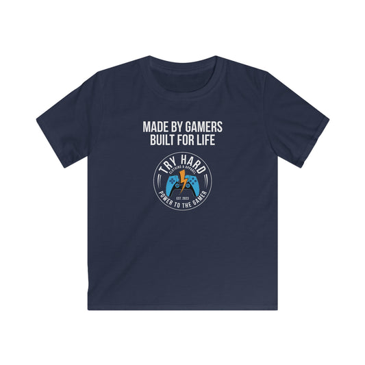 Made By Gamers, Built For Life (Try Hard Logo - Color)