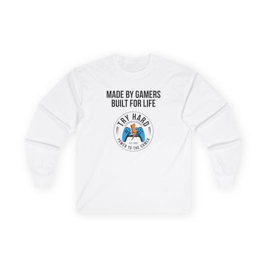 Made By Gamers, Built For Life (Try Hard Logo - Color)