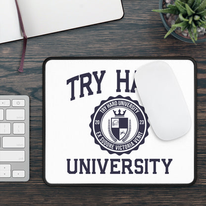 Try Hard University Logo  — Gaming Mouse Pad