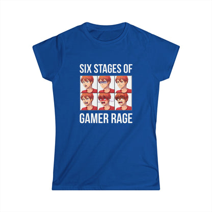 Six Stages of Gamer Rage (Male Version)