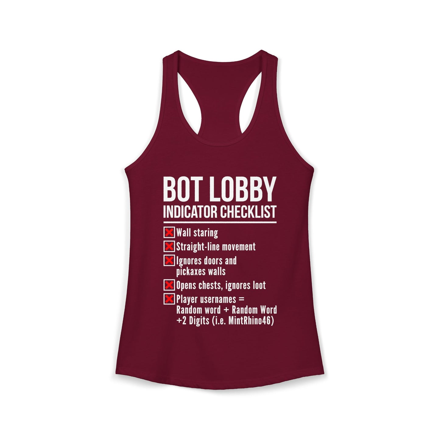 Bot Lobby Indicator Checklist
