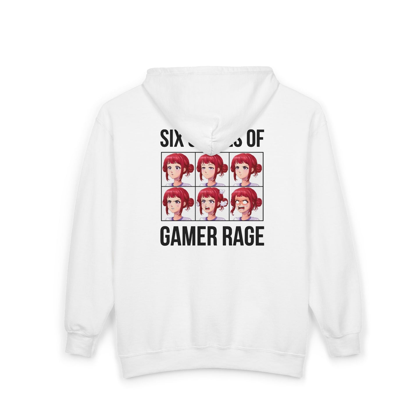Six Stages of Gamer Rage (Female Version)