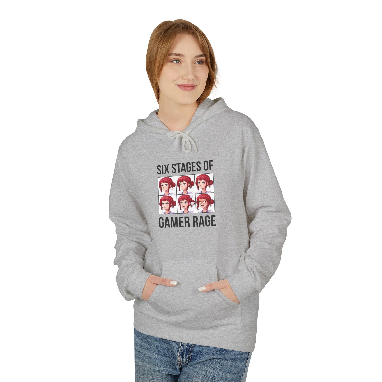 Six Stages of Gamer Rage (Female Version)