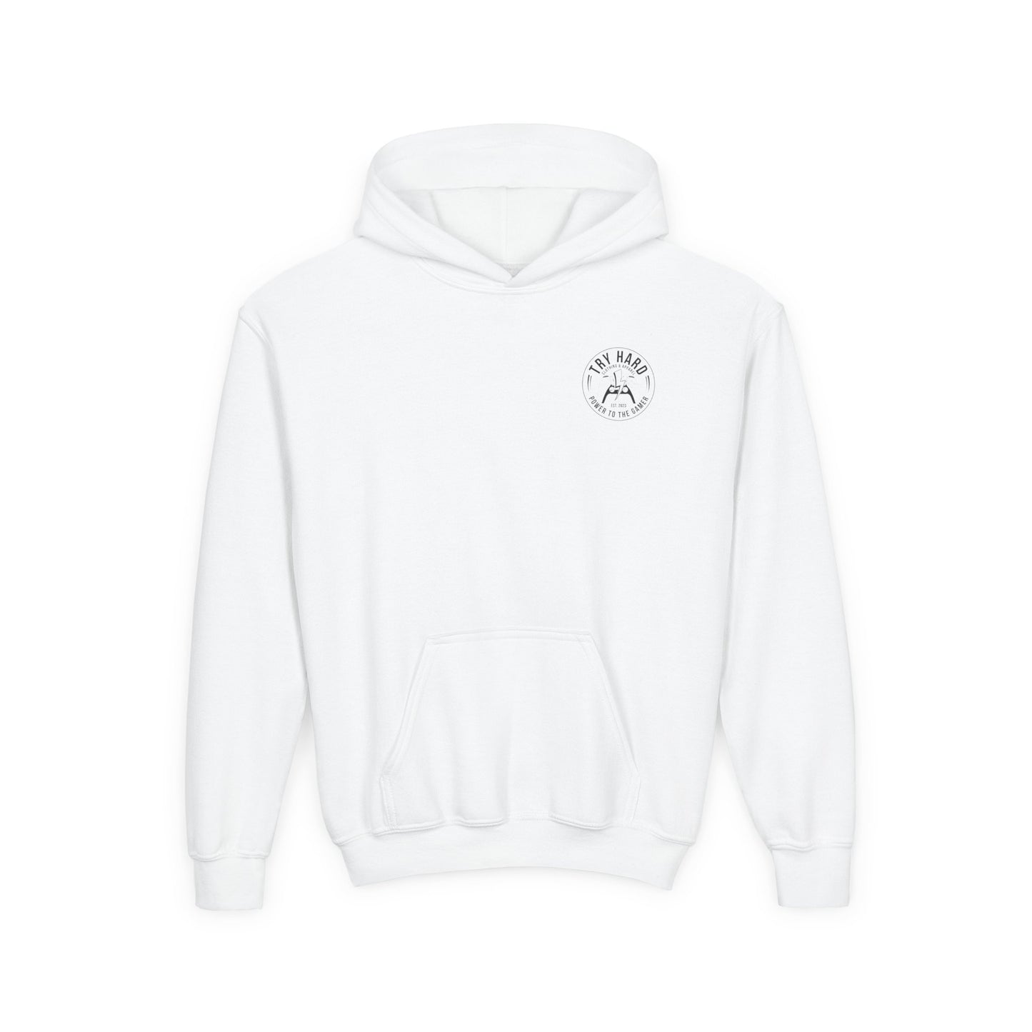 Try Hard Logo - Black & White
