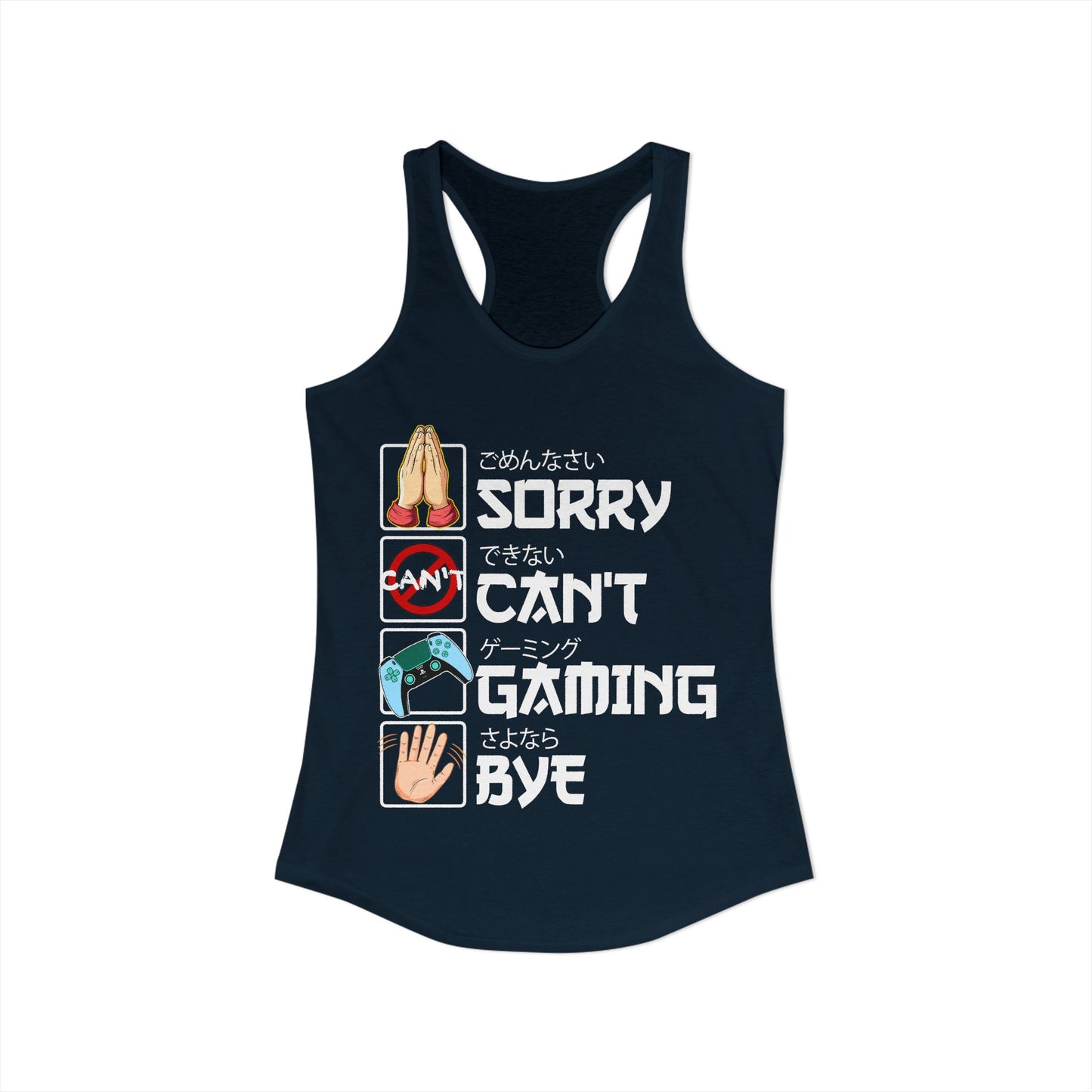 Sorry. Can't. Gaming. Bye. (Anime Version)