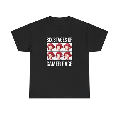 Six Stages of Gamer Rage (Female Version)