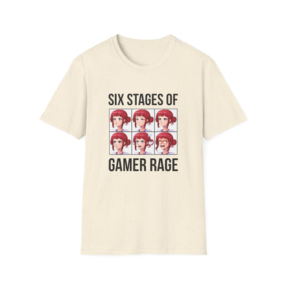Six Stages of Gamer Rage (Female Version)
