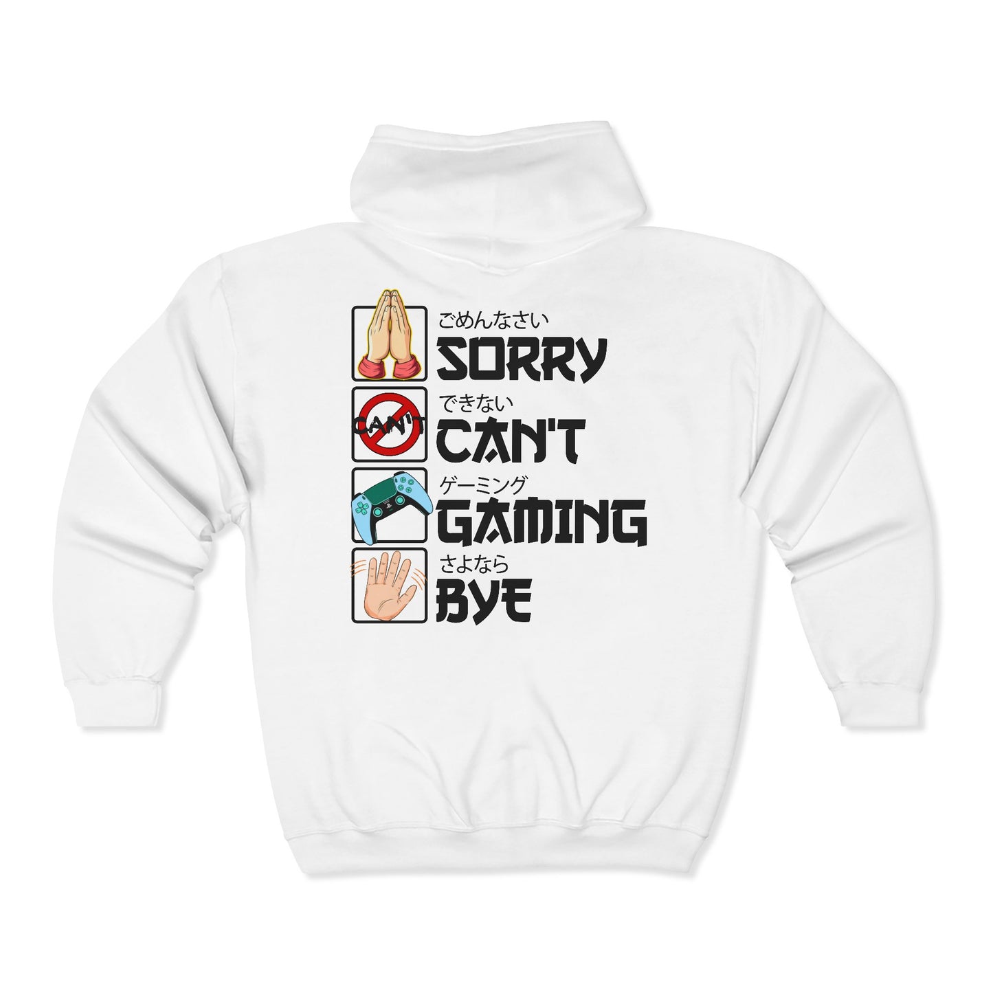Sorry. Can't. Gaming. Bye. (Anime Version)