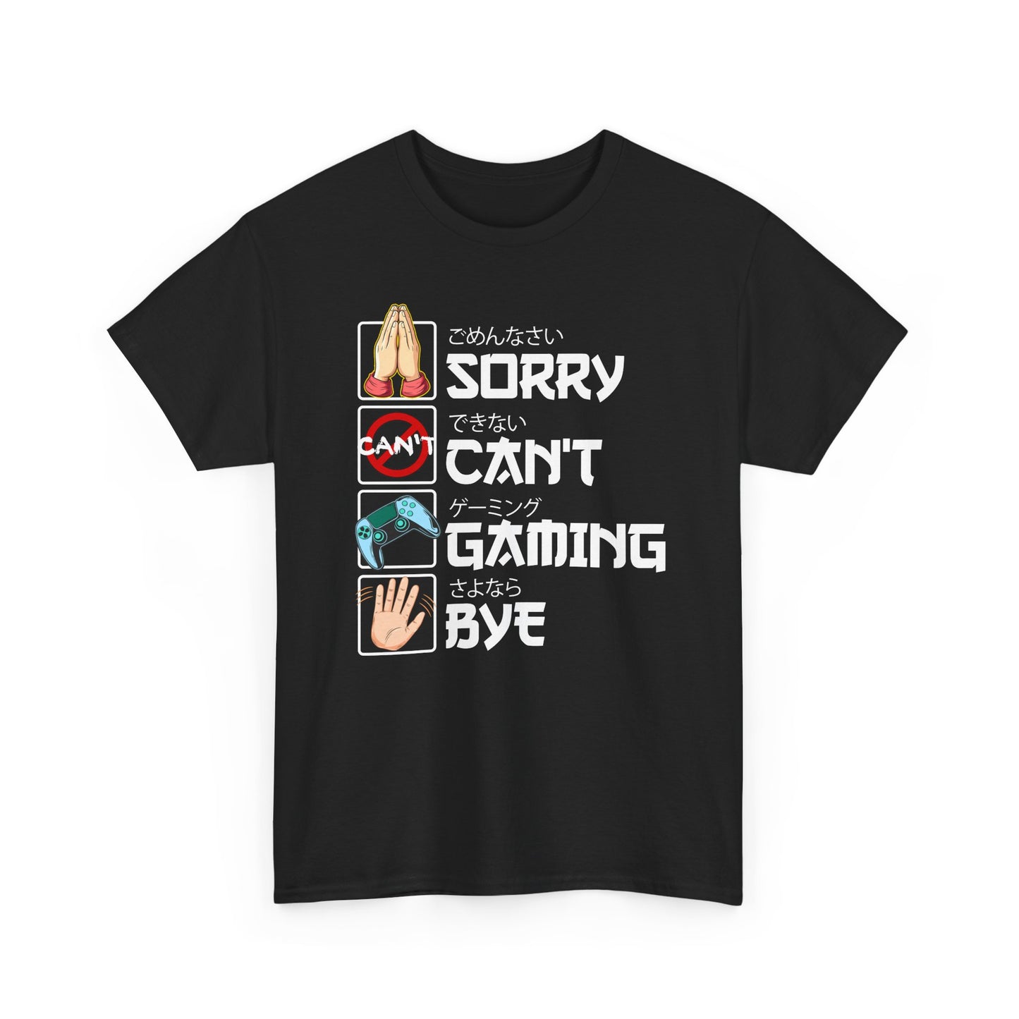 Sorry. Can't. Gaming. Bye. (Anime Version)
