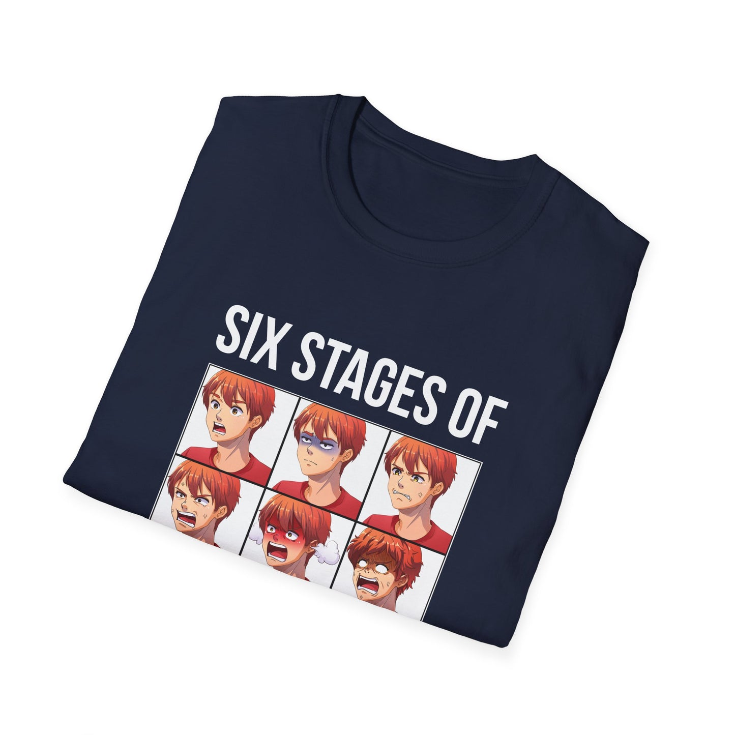 Six Stages of Gamer Rage (Male Version)