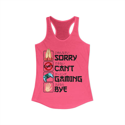 Sorry. Can't. Gaming. Bye. (Anime Version)