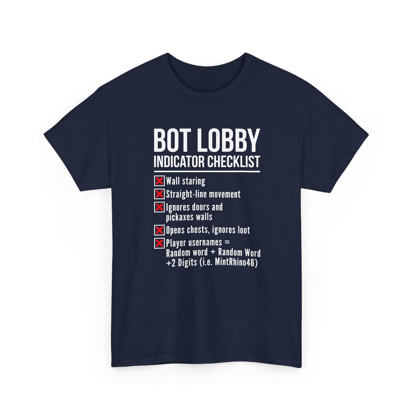 Bot Lobby Indicator Checklist