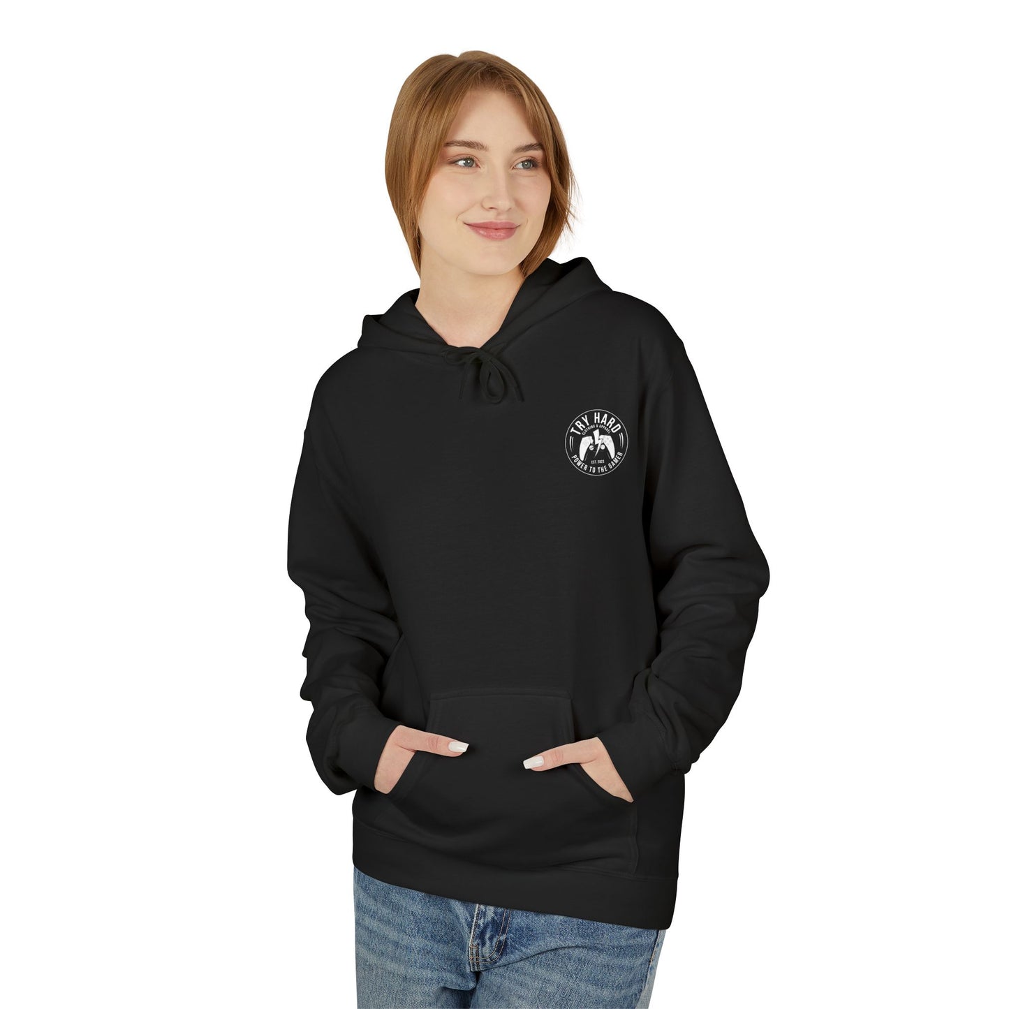 Try Hard Logo - Black & White