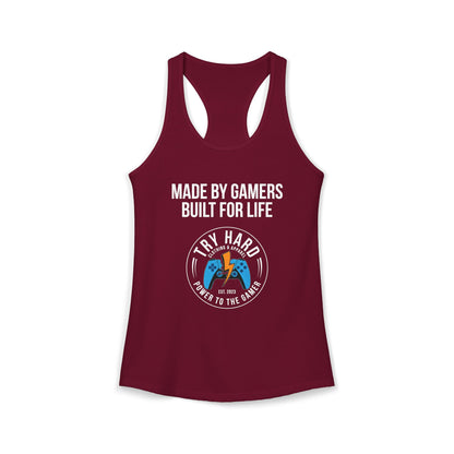 Made By Gamers, Built For Life (Try Hard Logo - Color)