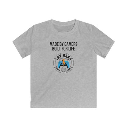 Made By Gamers, Built For Life (Try Hard Logo - Color)