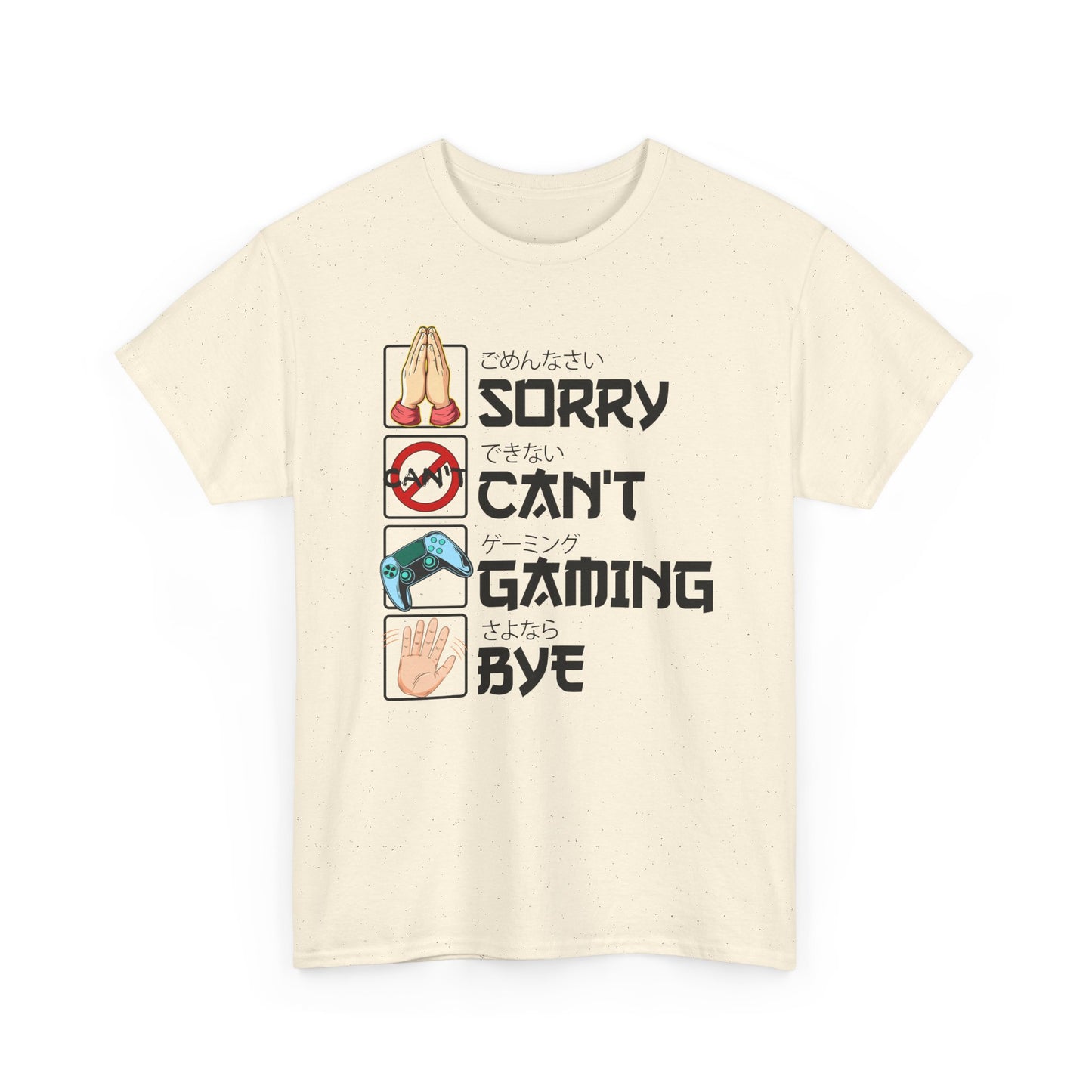 Sorry. Can't. Gaming. Bye. (Anime Version)