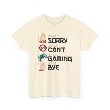 Sorry. Can't. Gaming. Bye. (Anime Version)