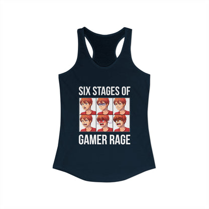 Six Stages of Gamer Rage (Male Version)