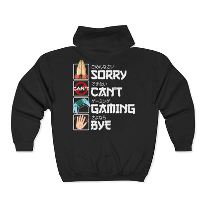 Sorry. Can't. Gaming. Bye. (Anime Version)