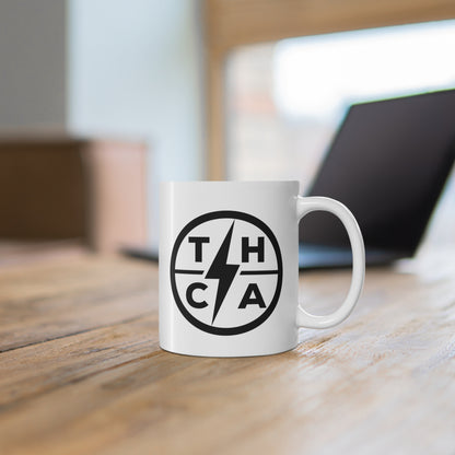Try Hard Clothing & Apparel (Lighting Bolt Logo) — Coffee Mug (11 oz)