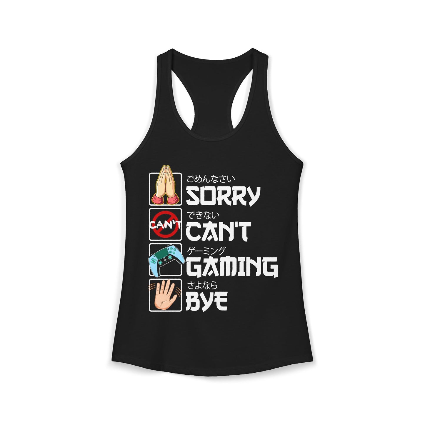 Sorry. Can't. Gaming. Bye. (Anime Version)