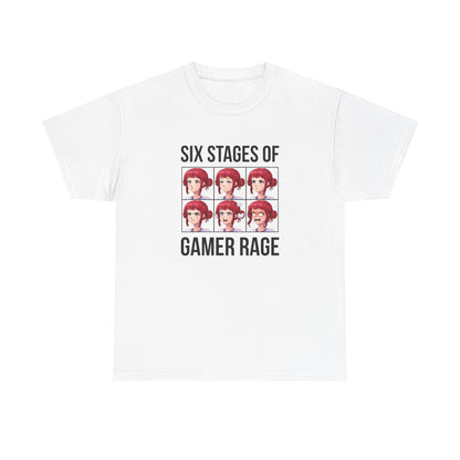 Six Stages of Gamer Rage (Female Version)
