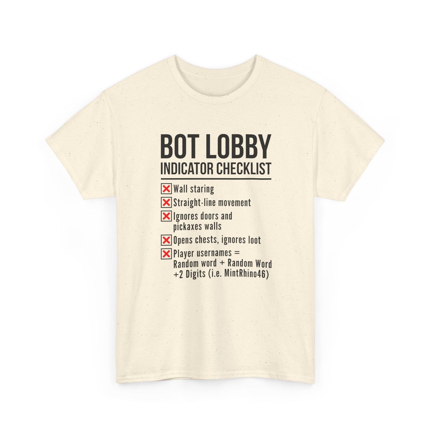 Bot Lobby Indicator Checklist