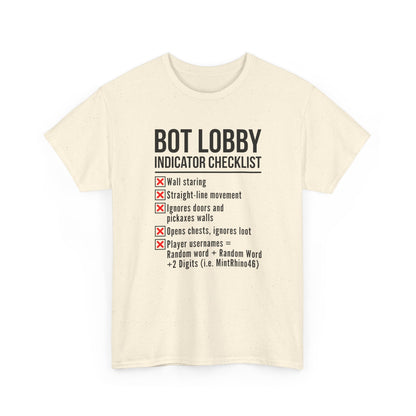 Bot Lobby Indicator Checklist