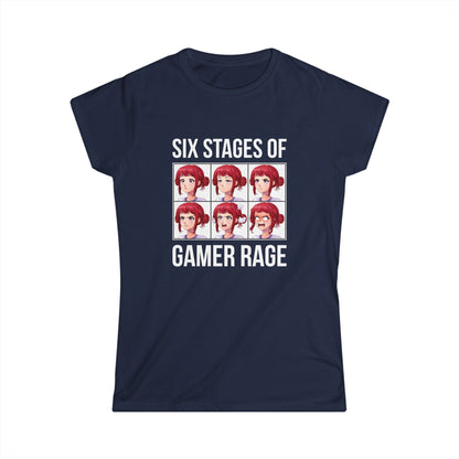 Six Stages of Gamer Rage (Female Version)