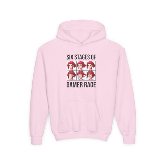 Six Stages of Gamer Rage (Female Version)