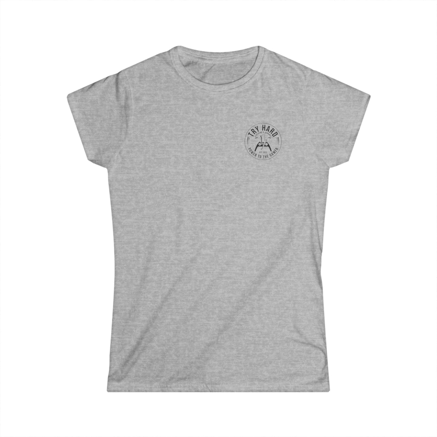 Try Hard Logo - Black & White