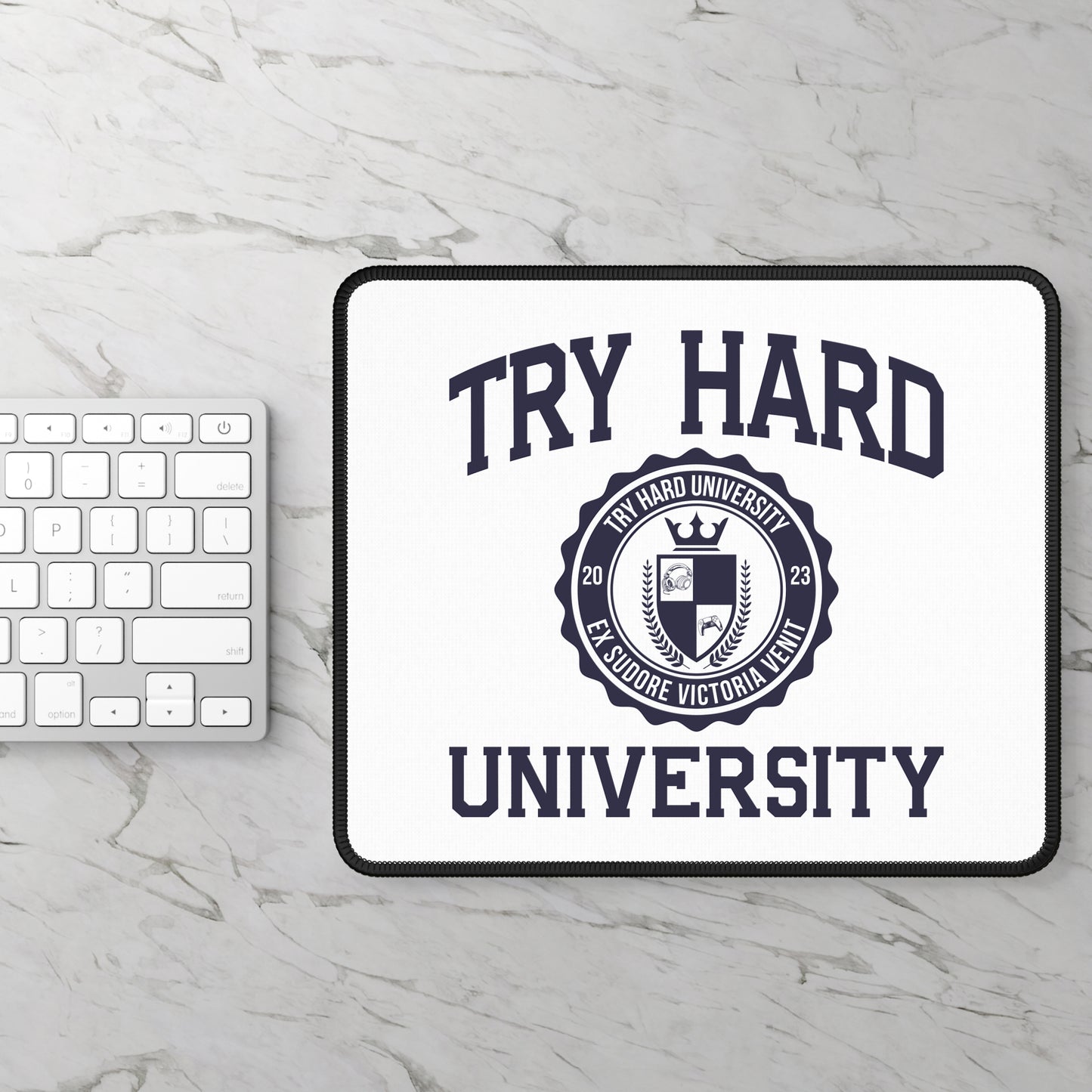 Try Hard University Logo  — Gaming Mouse Pad