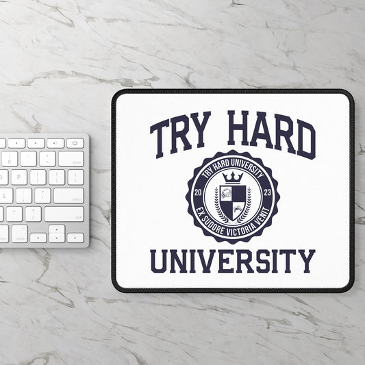 Try Hard University Logo  — Gaming Mouse Pad