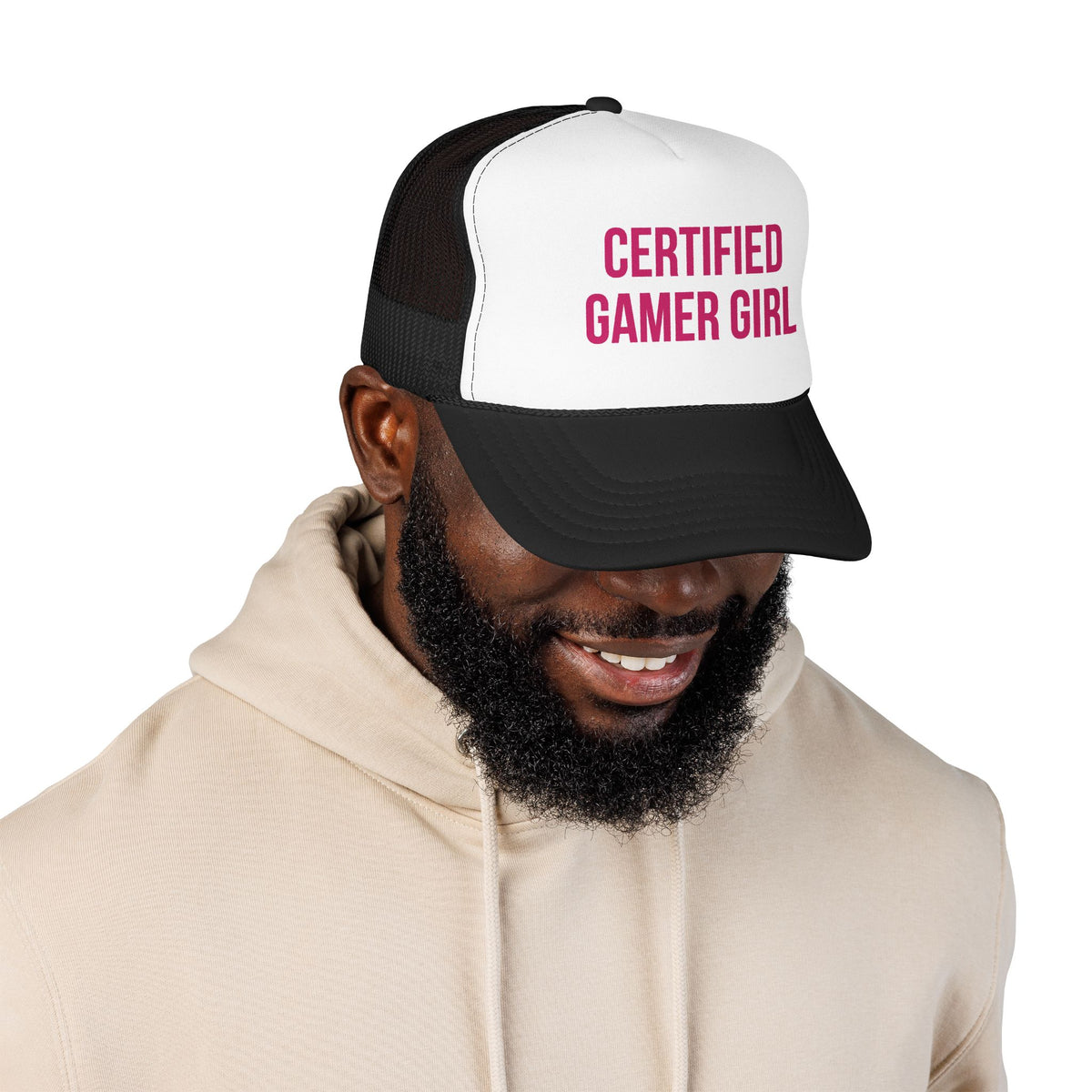Certified Gamer Girl Foam Mesh Trucker Hat