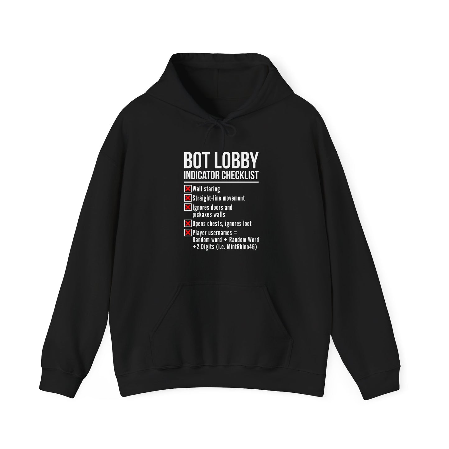Bot Lobby Indicator Checklist