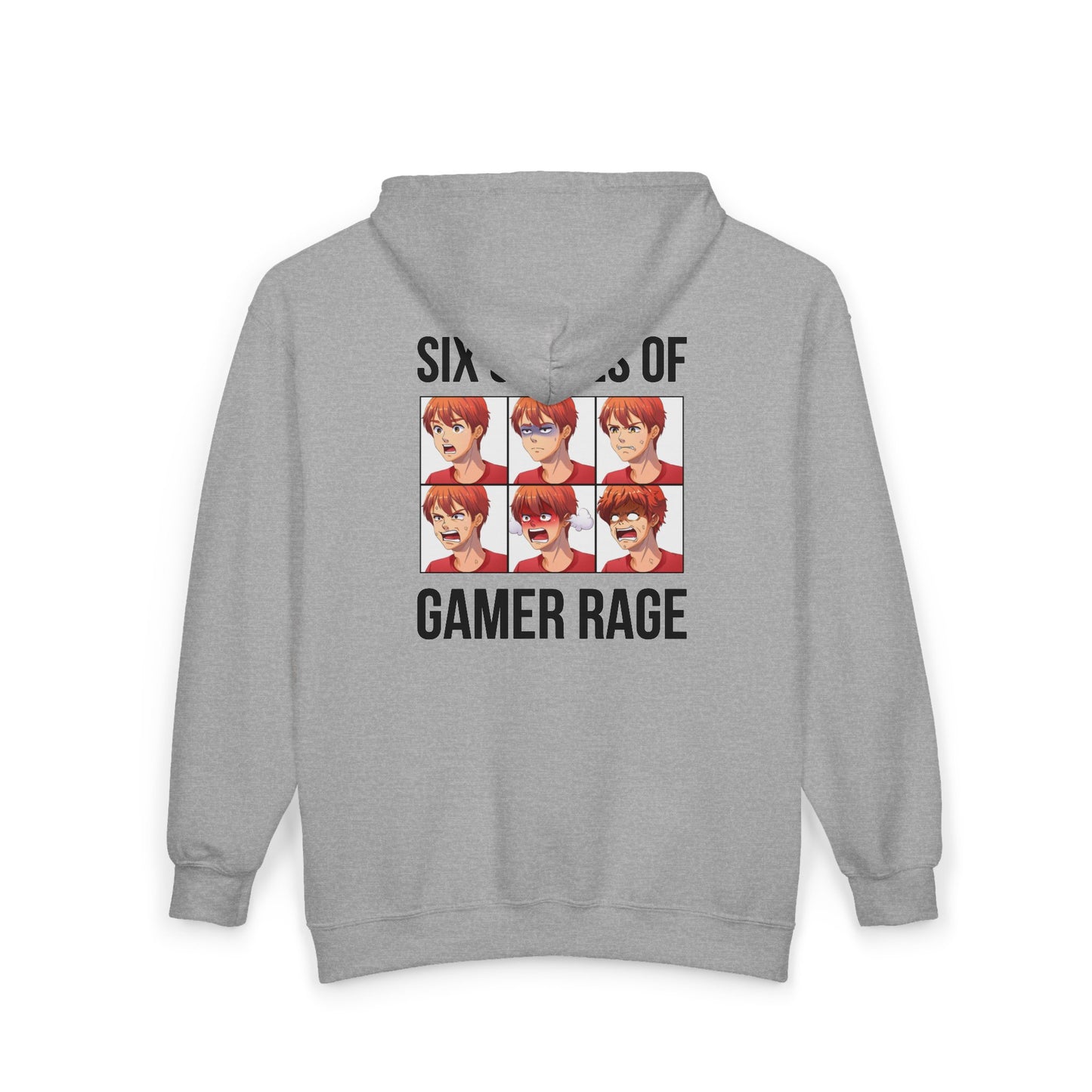 Six Stages of Gamer Rage (Male Version)