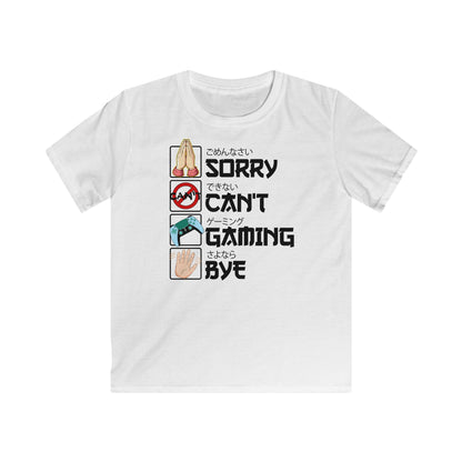 Sorry. Can't. Gaming. Bye. (Anime Version)
