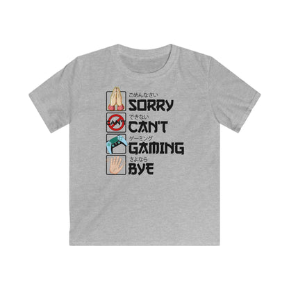 Sorry. Can't. Gaming. Bye. (Anime Version)