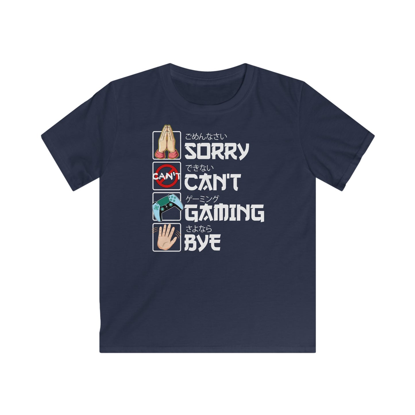 Sorry. Can't. Gaming. Bye. (Anime Version)
