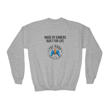 Made By Gamers, Built For Life (Try Hard Logo - Color)
