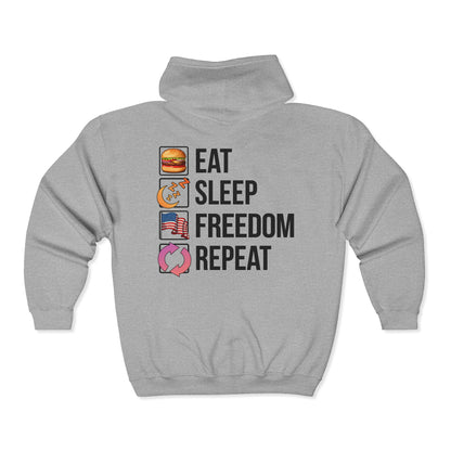 Eat. Sleep. Freedom. Repeat.
