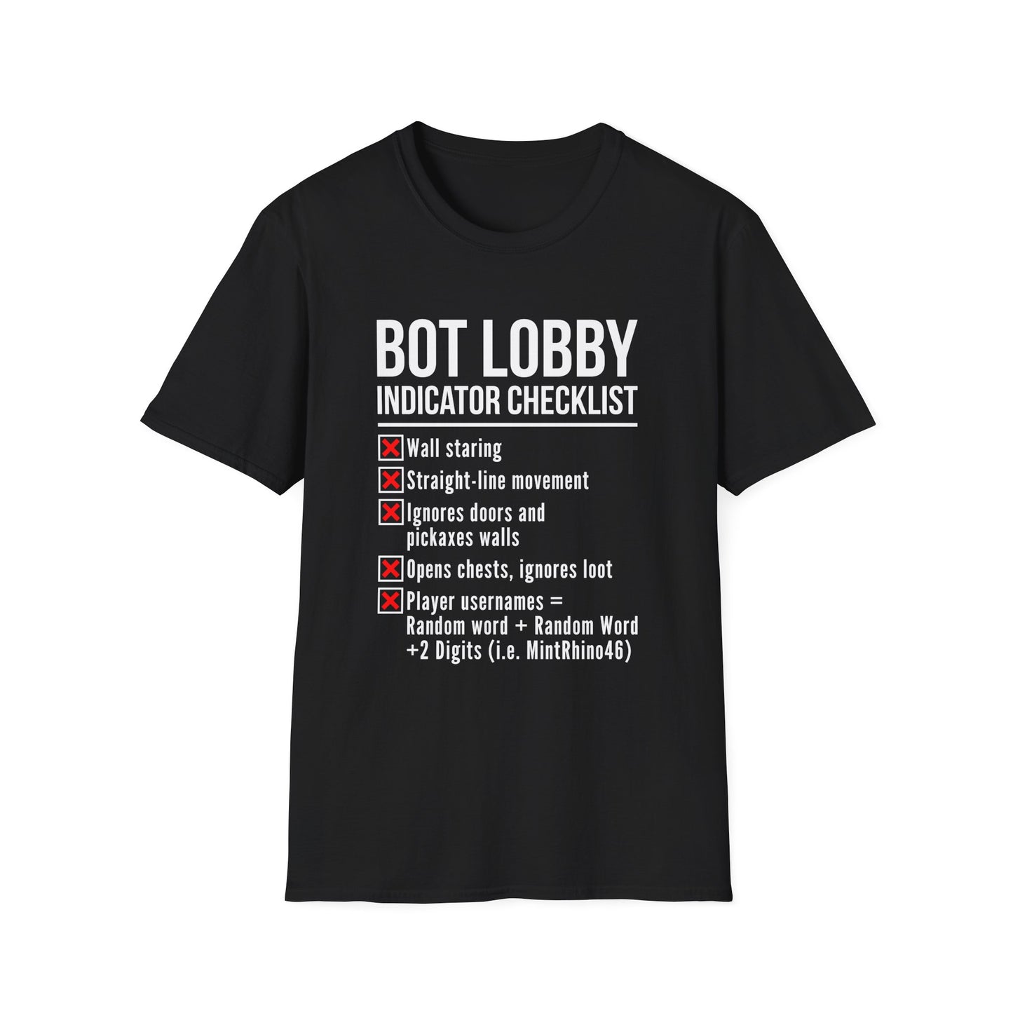 Bot Lobby Indicator Checklist