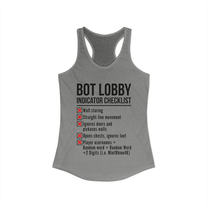 Bot Lobby Indicator Checklist