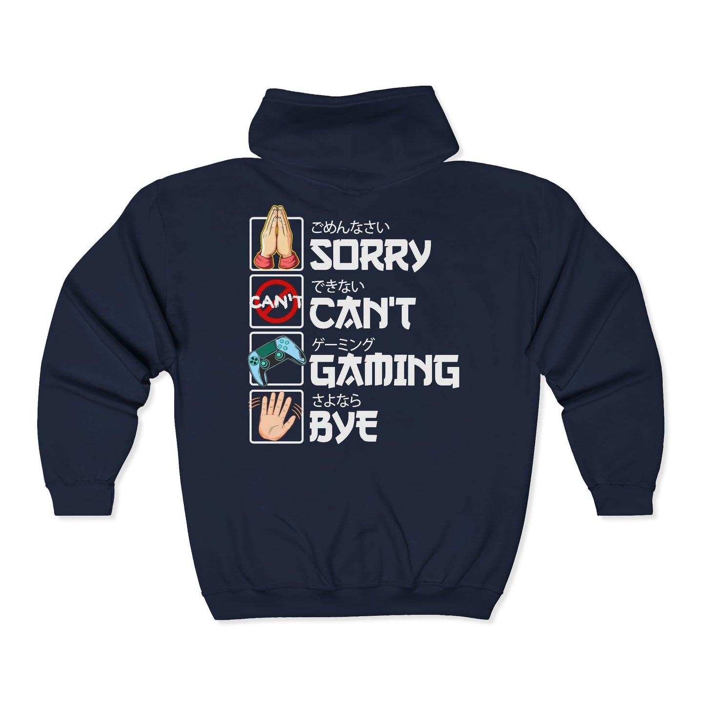 Sorry. Can't. Gaming. Bye. (Anime Version)