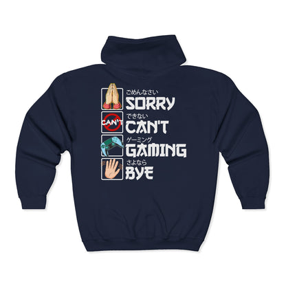 Sorry. Can't. Gaming. Bye. (Anime Version)