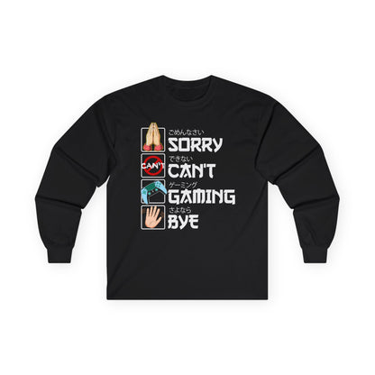 Sorry. Can't. Gaming. Bye. (Anime Version)