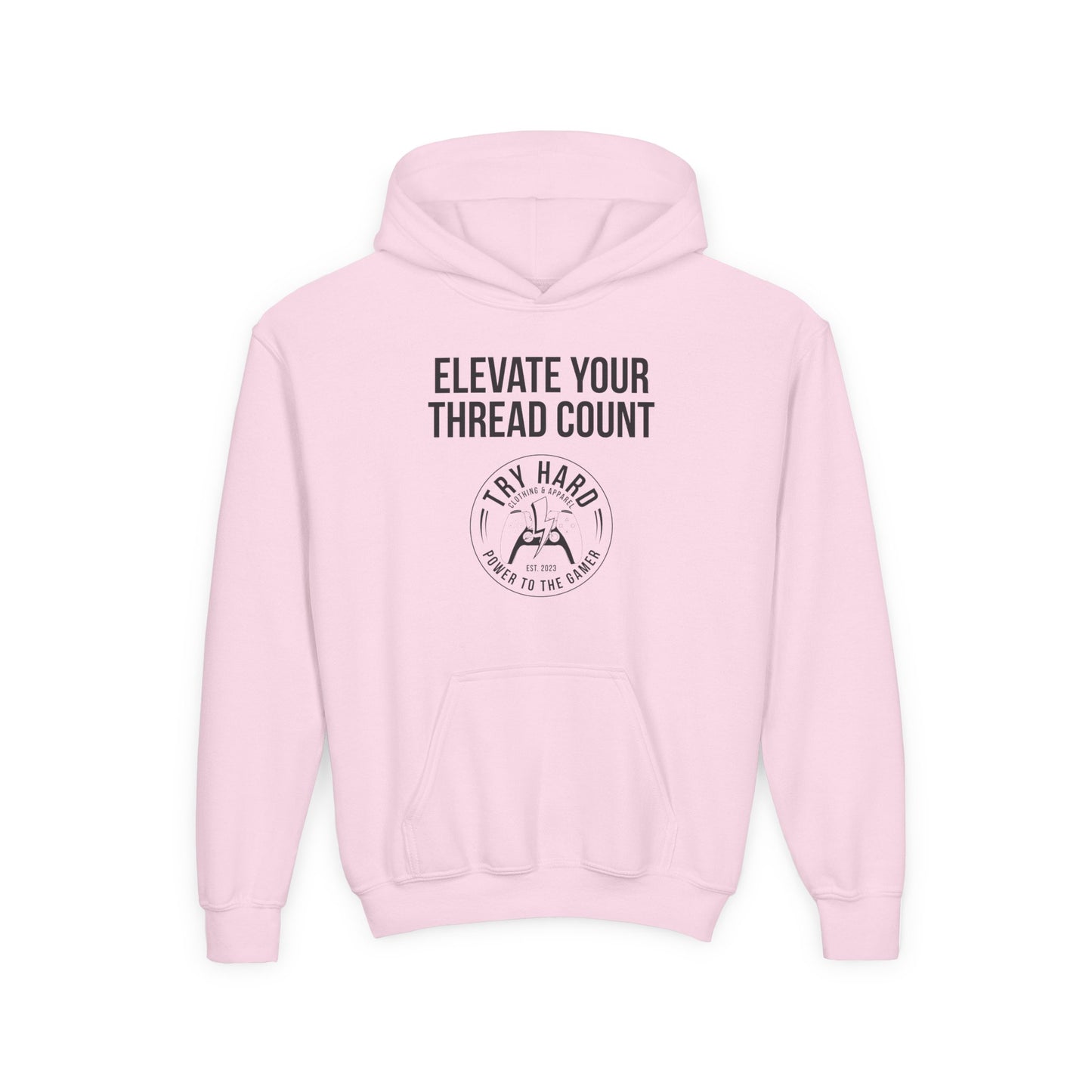 Elevate Your Thread Count (Try Hard Logo)