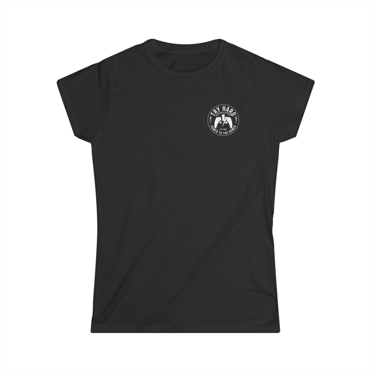 Try Hard Logo - Black & White