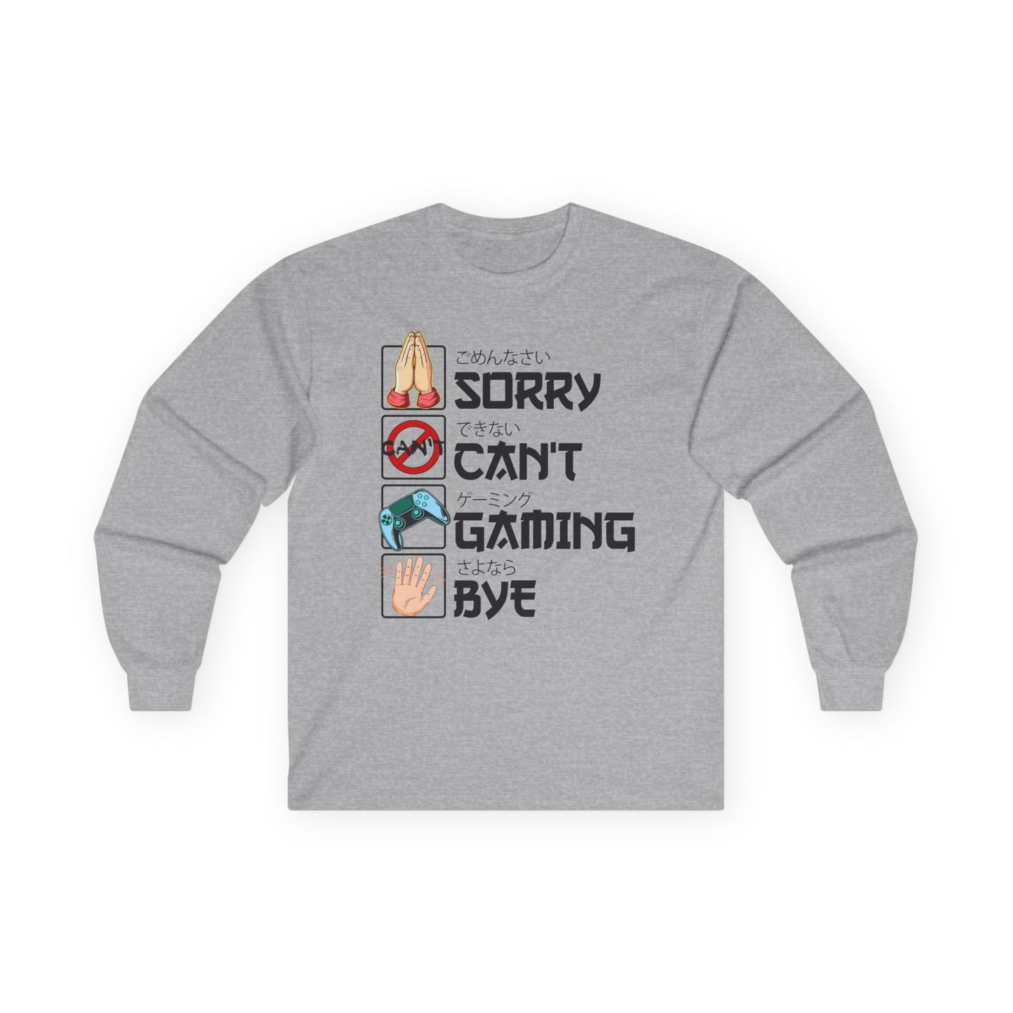 Sorry. Can't. Gaming. Bye. (Anime Version)