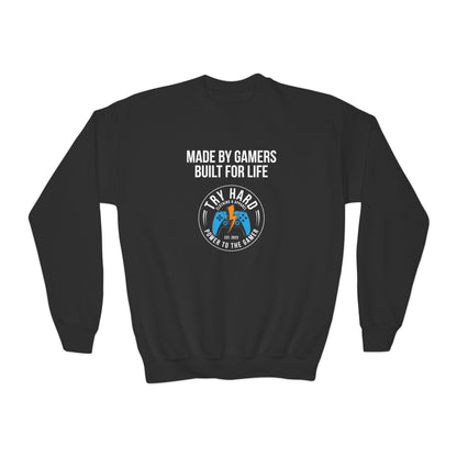 Made By Gamers, Built For Life (Try Hard Logo - Color)
